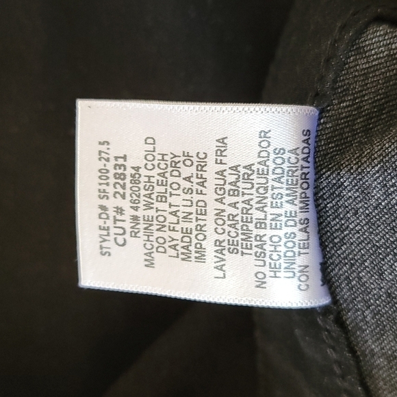 Just Black | Black Skinny Jeans with Frayed Cut Off Hem - Picture 7 of 7